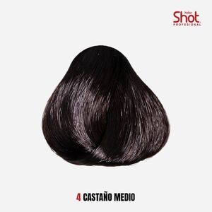 Kolor Shot Professional Hair Color 4 Medium Brown -  (90ml) - Full Cover